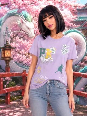 Studio Ghibli Spirited Away Haku Icons T-Shirt